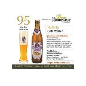 2011 Beer Connoisseur - Hofbräu Weizen