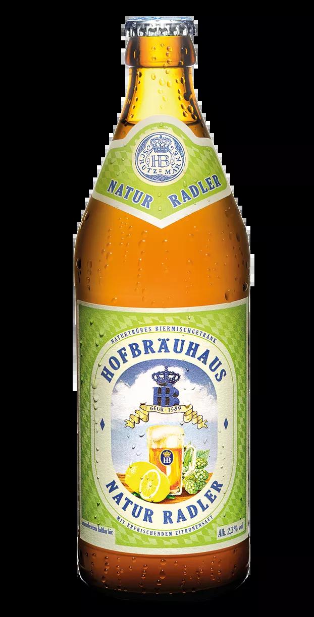 Hofbräuhaus Natur Radler Flasche betaut