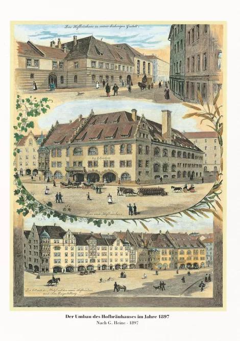 Umbau Hofbräuhaus mit Erker