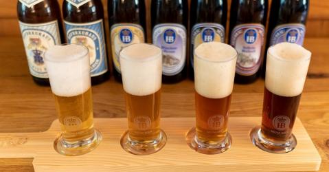 HB Biertasting Verkostungsgläser mit Brett