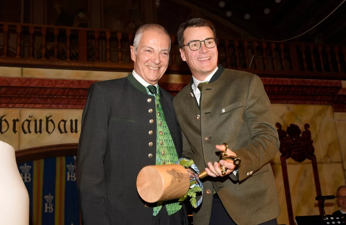 Amtsübergabe im Hofbräuhaus mit Dr. Möller und Dr. Lehmann