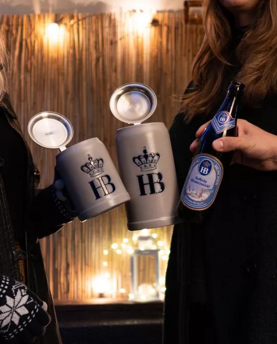 Winterzwickl im Steinkrug Saisonspezialität Dunkles Bier