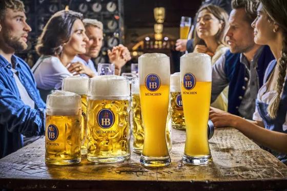beers of Hofbräu München