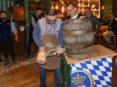 Anstich Hofbräu im Deutschen Theater Frank Mansory