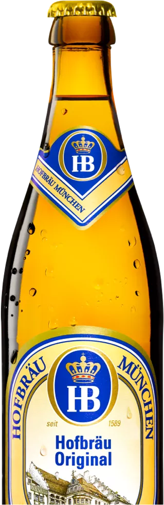 Original Helles Bier Flasche