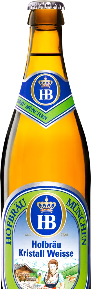 Kristall Weisse Flasche Abbildung