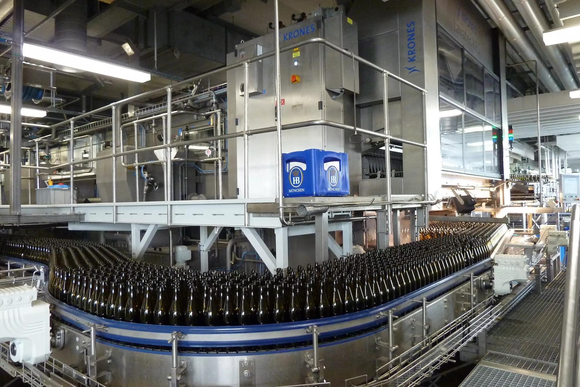 Flaschenwaschanlage Brauerei Wärme Umwelt
