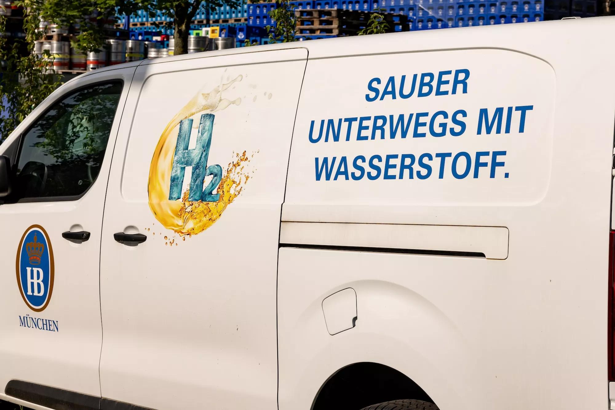 PKW Fuhrpark Wasserstoff-Auto der Brauerei